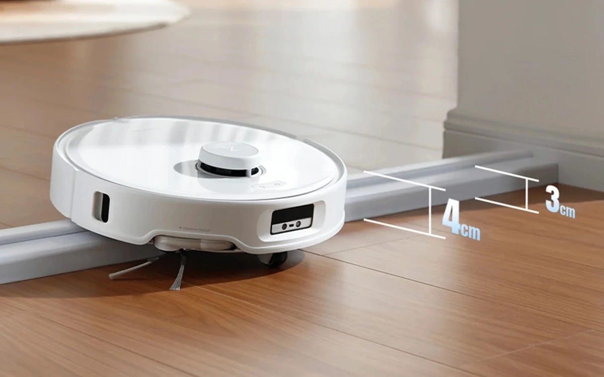 Qrevo Curv přejíždí prahy o výšce až 4 cm
