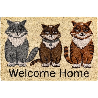 FLOMA Ruco Welcome home Cats Kokosová 40 x 60 x 1,5 cm