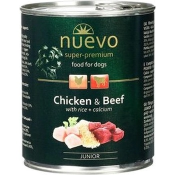 Nuevo Dog Junior Chicken & Beef 800 g
