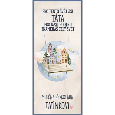 Dárková mléčná 100 g Táta
