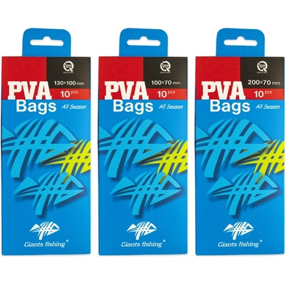 Giants Fishing PVA sáčky Bags 130x100 mm 10 ks