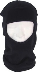 Polyester fleece černá