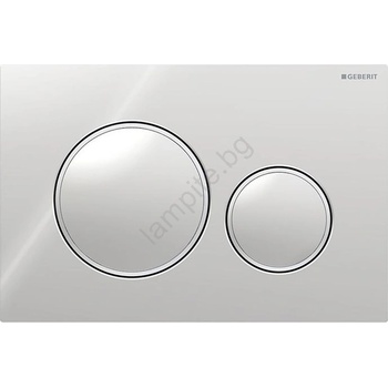 Geberit 115.882. KH. 1 - Бутон за промиване Sigma20 24, 6x16, 4 cm матов хром (GB0032)