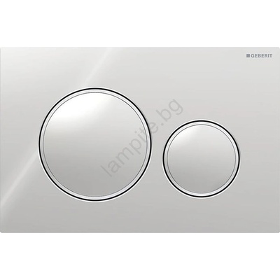 Geberit 115.882. KH. 1 - Бутон за промиване Sigma20 24, 6x16, 4 cm матов хром (GB0032)