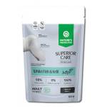 AKVATERA Nature's Protection DOG SUPERIOR CARE White Dogs Grain Free Adult All Breed Dogs with White Fish and Krill, пауч за пораснали кучета от всички породи с бяла козина - филета в сос с бяла риба и крил, Л
