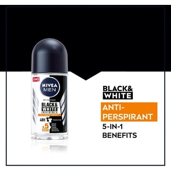 Image 1 of Nivea Black & White Invisible Ultimate Impact 48h roll-on 50 ml