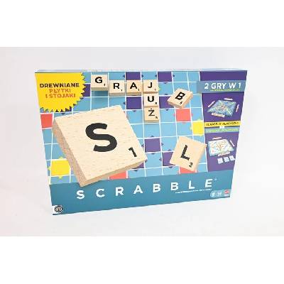 Mattel Dřevěné dlaždice Scrabble (JGR65)