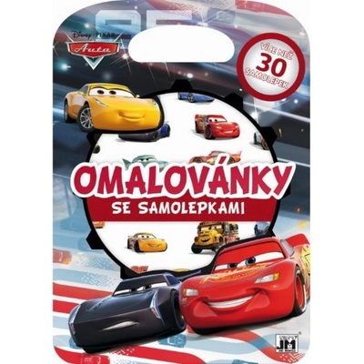 Vymaľovanky so samolepkami Autá