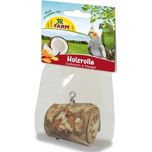 Jr Farm Woodroll - дървено руло за средни и големи папагали - 1 брой 150 гр