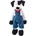 Lumpin Плюшена играчка Lumpin - Кучето Федерико, със син гащеризон, 40 cm (94226)