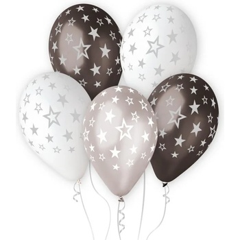 Image 1 of Godan Букет балони - Сребърни звезди