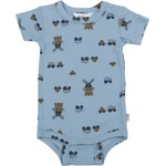 Joha Детско ежедневно термо бельо Joha Kid's 6623 Body S/S Everyday base layer - Blue Wind Mill - размер 50 (EU) (714-1371-0111)