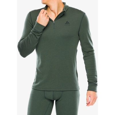 Odlo funkčné tričko Merino 260 BL Top Turtle Neck LS Half Zip urban chic
