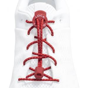 LOCK LACES Шнурове за обувки, червени (LL5005_1)