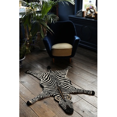 Doing Goods Вълнен килим Doing Goods Stripey Zebra L/152 x 109 cm (1.45.10.074.900.5)