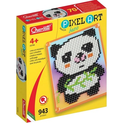 Quercetti Мозайка Quercetti Pixel Art Basic - Панда, 943 части (768)