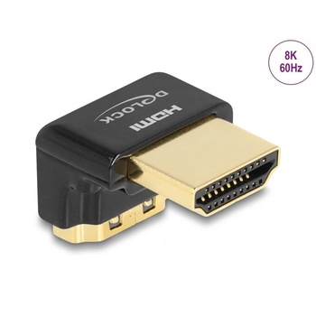 Delock HDMI adapter apa - anya 90 fok lefelé néző csatlakozódugóval 8K 60 Hz fém (60016) (60016) (60016)
