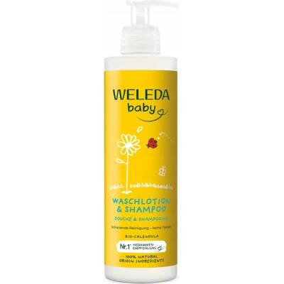 Weleda Šampon a mycí gel pro miminka s měsíčkem lékařským 400 ml