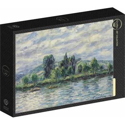 Grafika Francis Picabia Úvahy na březích řeky Yonne 1906 500 dílků