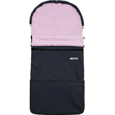 Esito Soft Duo Minky jarné/jesenné Čierna+ružová