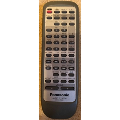 GENERAL PANASONIC EUR647201 - съвместимо дистанционно управление на марката General (EUR647201)