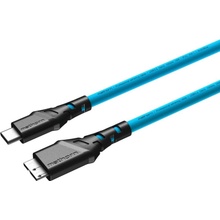 Mathorn MTC-230 USB-C, na USB Micro B, 2m, modrý