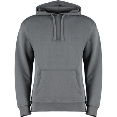 Kustom Kit unisex mikina s kapucí KK333 dark grey Marl