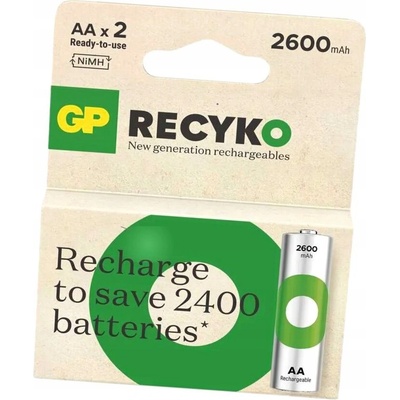 GP ReCyko AA 2600mAh 2ks 1032222260
