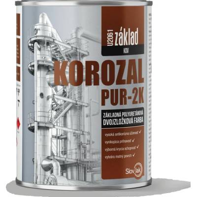 Korozal U-2061 PUR-2K Základná farba 0,8 l Biela