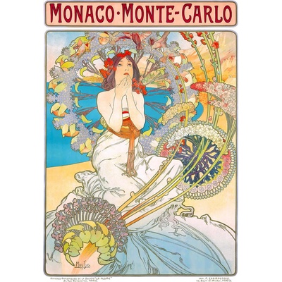Enjoy - Puzzle Mucha: Monaco Monte Carlo - 1 000 piese