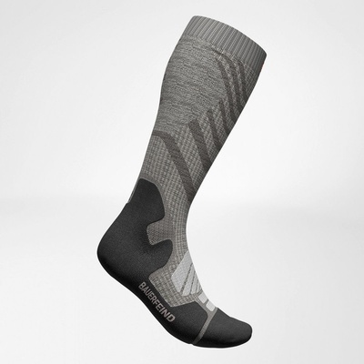 Bauerfeind Outdoorové podkolieny merino dámske Stone Grey