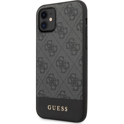 Guess 4G Stripe iPhone 11, Sivý