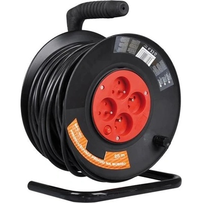 Sencor predlžovací kabel na bubnu 4 zásuvky 25m SPC 50