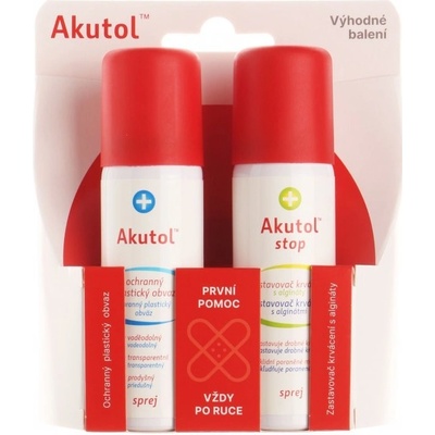 Aveflor Akutol spray + Akutol Stop spray DUOPACK 2x 60 m l