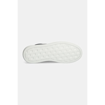 Calvin Klein Jeans Кожени маратонки Calvin Klein Jeans CHUNKY CUPSOLE AUTHENTIC в черно YM0YM01123 (YM0YM01123)