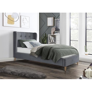 Image 1 of Halmar Тапицирано легло ESTELLA 90 - сив (ESTELLA/gray/oneBED//HAL)