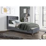 Halmar Тапицирано легло ESTELLA 90 - сив (ESTELLA/gray/oneBED//HAL)