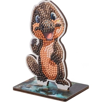 Craft Buddy Комплект за диамантена бродерия, Craft Buddy, Crystal Art Buddies, Птицечовка, 7 части