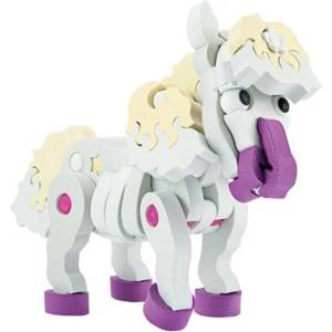 Toi-Toys 3D Пъзел Toi Toys - Кон, пенокартон, 59 части (43541) - ozone