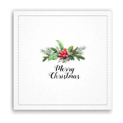 Fotoobraz 40x40 cm Merry Christmas