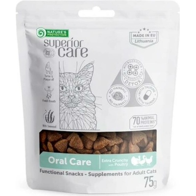 Nature's Protection Superior Care Cat Snack Oral Care 75 g