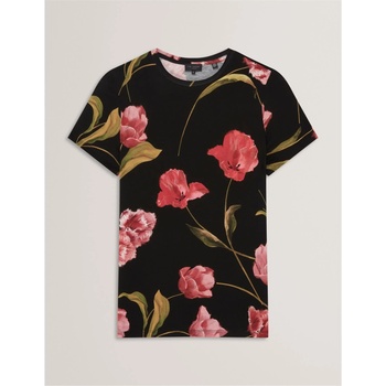 Ted Baker Тениска Ted Baker Women's Printed Slim Fit T-Shirt - Black