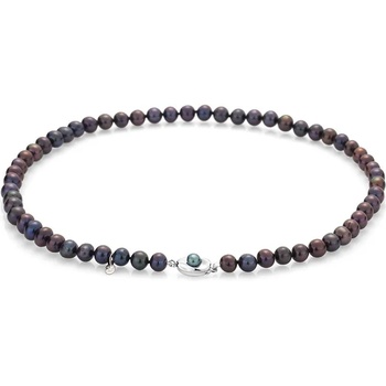 Image 1 of Swan Колие със сладководни черни перли 7-5, 8mm R208NB Swan