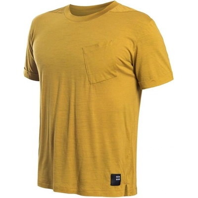 Sensor Merino Air traveller pánské mustard