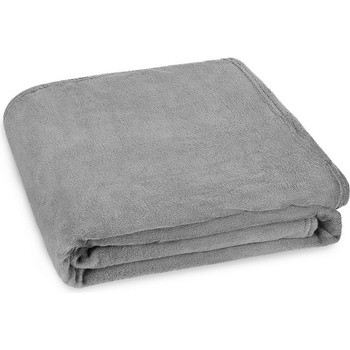 Jopassy útulná fleecová deka nadýchaná super mäkká sivá 150x200