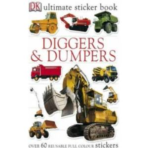 Diggers & Dumpers Ultimate Sticker Book | DK (ISBN: 9781405308861)
