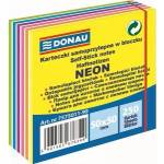DONAU Adhesive cube DONAU 50x50mm 250 cards. , 11 layers neon/pastel
