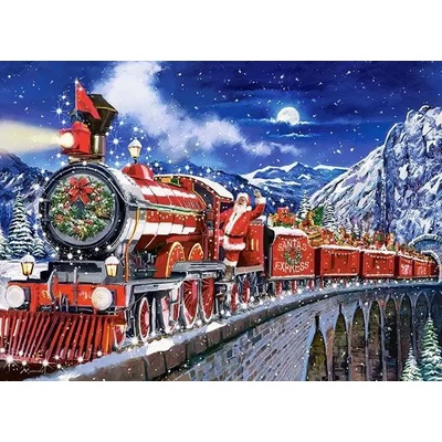 Castorland - Puzzle Santas Coming to Town - 200 piese