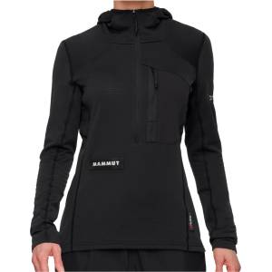MAMMUT Дамски поларен пуловер Mammut Women's Eiger Nordwand Advanced FL Half Zip Fleece jumper - Black (105-6755-0113)