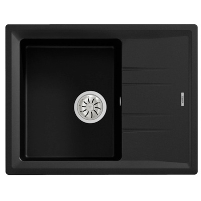 Teka Мивка Teka Stone 45 S-TG, Гранит, Обръщаема, За шкаф, 45 см, Черен (115330043)